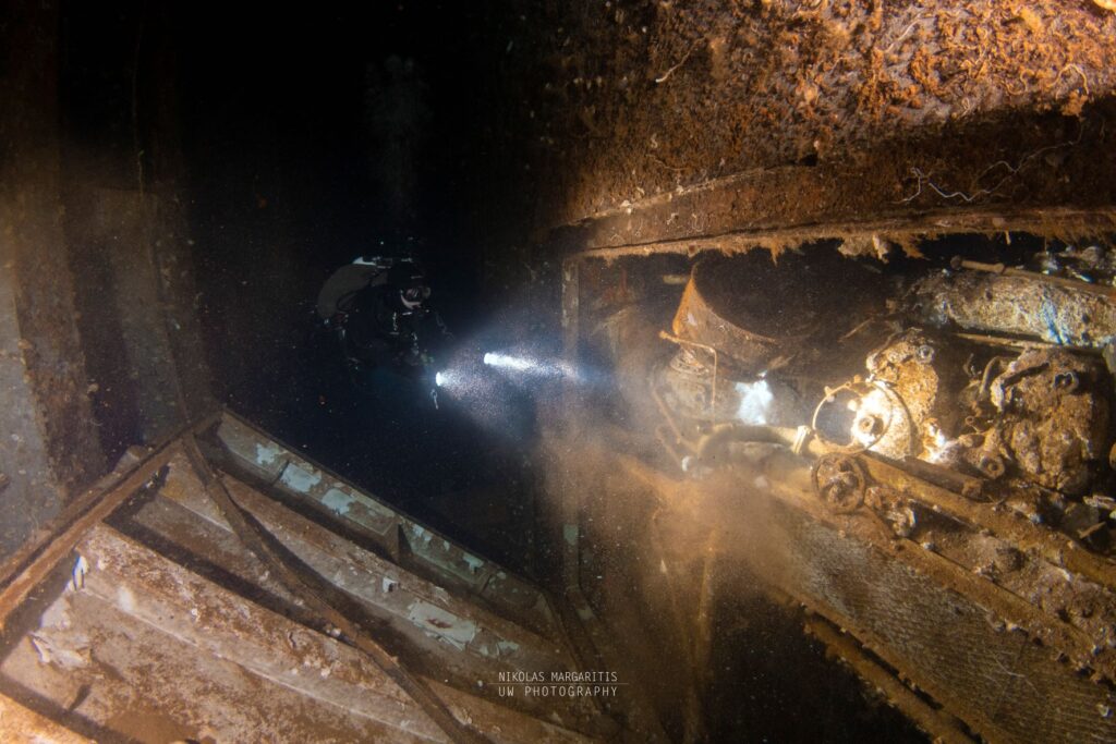 The wreck of Avantis III: Details from the ship's holdPhoto: Nikolas Margaritis