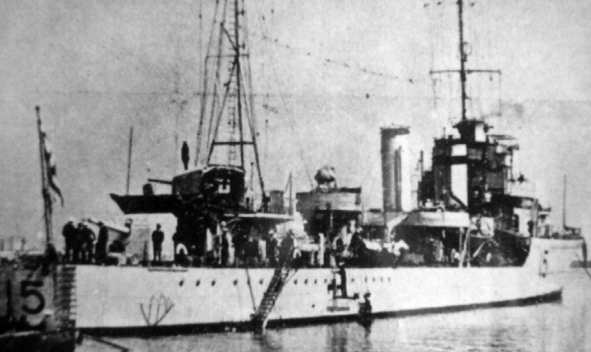 The RHS Vasilissa Olga at the Salamis naval station, Autumn 1939